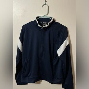 Holloway Youth Limitless Activewear Jacket in Navy and White, Size XL, NWT